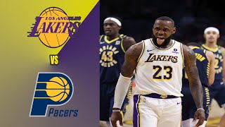 Lakers vs Pacers  Lakers Highlights  March 24 2024 [upl. by Hctud380]