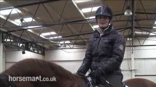 How to ride a travers haunchesin in dressage [upl. by Werby]