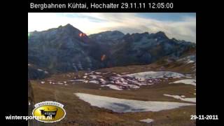 Kühtai DreiSeenBahn webcam time lapse 20112012 [upl. by Calabresi]