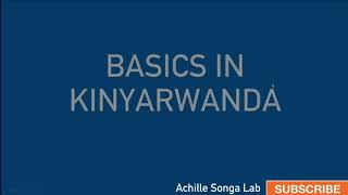 Greetings Welcome and Important conversations  Vocabularies in Kinyarwanda Lesson 2 [upl. by Ramhaj]