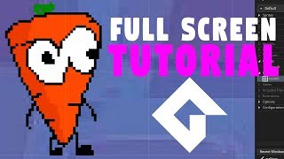 Full Screen GameMaker Studio 2 Tutorial  DnD  Drag and Drop [upl. by Langille196]