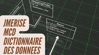 utilisation de jmerise pour la création de mcd et dictionnaire des données [upl. by Blackmun]