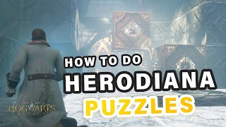 How to Solve the Hall of Herodiana Puzzles ► Hogwarts Legacy [upl. by Dud]