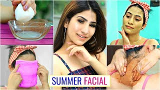 Honest “SUMMER FACIALquot Skin Routine   SunTan DeTan Skincare Anaysa [upl. by Nwahsyd]