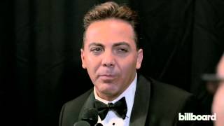 Cristian Castro Backstage 2014 Billboard Latin Music Awards [upl. by Anuahsat]