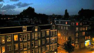 Amsterdam Street  A view of the streets and coffee shops as night draws in [upl. by Einomrah]