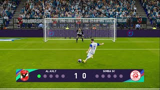 Al Ahly vs Simba 05042024 Quarterfinal Penalty Shootout CAF Champions League PES 2021 [upl. by Semela]