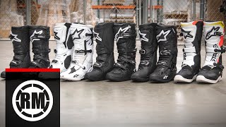 Alpinestars Motocross amp OffRoad Boot Lineup [upl. by Ellenuahs59]