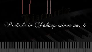 Prelude in F sharp minor no 3 Original Piano Composition [upl. by Oirretna]