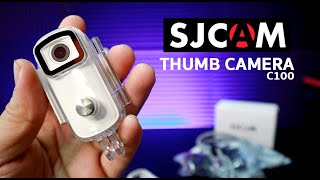 รีวิว SJCAM THUMB CAMERA C100 l T3B [upl. by Llenrad]