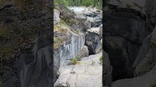 Mistaya Canyon Alberta Canada canadianrockies nature waterfall canyon [upl. by Nolly80]