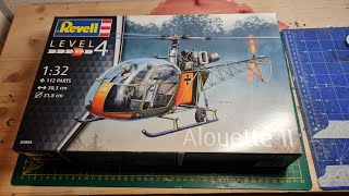 Unboxing Revell Alouette 2 132 [upl. by Vorfeld]