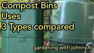 Compost Bin Review  Compost Tumblers  Aerobin 400  Static Composters  Piles for Mulch [upl. by Nillor283]