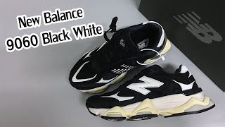 New Balance 9060 Black White U9060AAA Review [upl. by Lede]