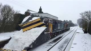 Ploughing Onwards with DRS 37425 and 37605 on The Bittern Line working 7Z37 [upl. by Jilli617]