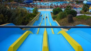 Crazy Race  Multi Slide  Aqualand SainteMaxime [upl. by Leirud]