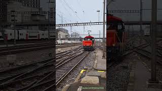 Kleine Rangierlok beim Hauptbahnhof Zürich [upl. by Norrahc]