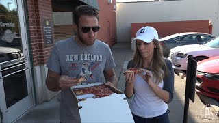 Barstool Pizza Review  Buddys Pizza Dearborn MI With Special Guest Kellie Rowe [upl. by Nonac160]