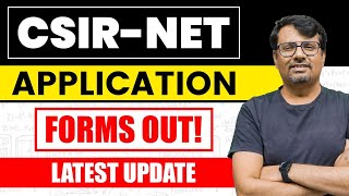 CSIR NET 2023  CSIR NET Dec 2023 Application Form Out   Latest Update By GP Sir [upl. by Tamah]