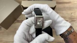 JaegerLeCoultre Reverso Classic Medium Thin unboxing [upl. by Dihsar]