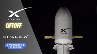 Lanzamiento SpaceX  Falcon9  Starlink Mission  23 satelites  31052024 [upl. by Nyladnar]