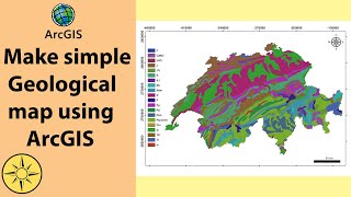 Create a geological map using ArcGIS [upl. by Sisely]