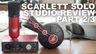 Focusrite Scarlett Studio CM25 Condenser Mic Review  Test [upl. by Nivra815]