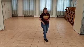 Clickety Clack Lernvideo Teach amp Dance Line Dance Biene Teil 1 [upl. by Enilemme]