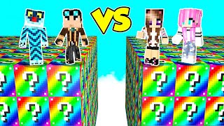 GUERRA DEI LUCKY BLOCK ARCOBALENO SU MINECRAFT 🌈 [upl. by Eloken]