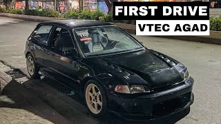 HONDA CIVIC EG FIRST DRIVE SHE RUNS SO GOOD [upl. by Pernick]