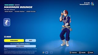 Fortnite Maximum Bounce Emote Showcase [upl. by Herman]