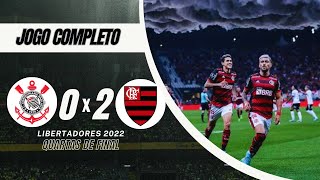 Corinthians x Flamengo  Libertadores 2022  Quartas De Final IDA  Jogo Completo  SBT [upl. by Asiulairam]