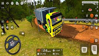 Bharat Benz Truck Material Transportation Gameplay👹  Android Phone Village Truck Driving Gameplay🎮 [upl. by Nodnahs286]