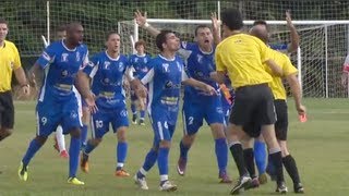 Players Fight Ref in Brazil [upl. by Coral]