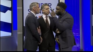 Jamie Carragher and Micah Richards get a bit TOO serious HEATED MOMENT [upl. by Kilmarx23]