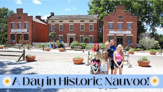 A Day in Nauvoo Illinois  Historic Blacksmith and Gunshop  Nauvoo Pageant [upl. by Ayotas]