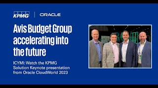 ICYMI Avis Budget Group Accelerating into the Future with Oracle Cloud Oracle CloudWorld 2023 [upl. by Enovi]