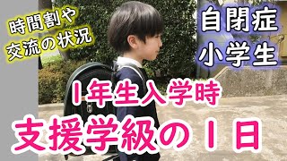 特別支援学級入学時の過ごし方・時間割【自閉症小学生・重度知的障害】 [upl. by Mackenzie]