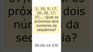 Desafio de Matemática  30 SEGUNDOS PARA RESOLVER [upl. by Broder]