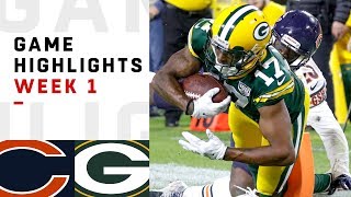 Bears vs Packers Week 1 Highlights  NFL 2018 [upl. by Olvan]