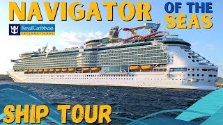 Royal Caribbean Navigator of the Seas Ship Tour  Full Walk Through 🚢 [upl. by Esihcoc]