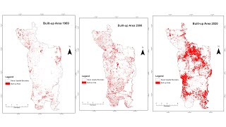 Spatiotemporal Variations by Extracting LULC classes separately  ArcGIS Tutorial [upl. by Patterman]