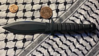 Ontario Spec Plus SP9 Broad Point Fighting Knife Smatchet OKC Ontario Knife Company [upl. by Trefor]