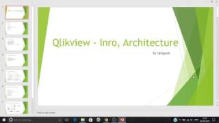 Introduction to Qlikview  Qlikview Architecture  Qlikview vs Traditional BI Tools [upl. by Liba798]