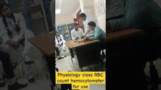 Physiology RBC count hemocytometer use dmlt course neet neelkamal neet2024 video status stud [upl. by Salomon]