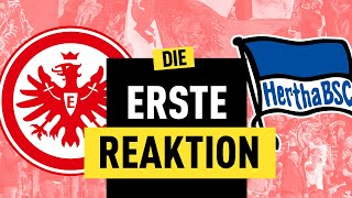 30 Heimsieg Eintracht Frankfurt dominiert Hertha BSC  Bundesliga Reaktion [upl. by Asseneg]