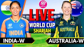 India vs Australia Women Live  Live Cricket Match Today  Womens T20 World Cup  IND vs AUS Ing 2 [upl. by Anertak148]