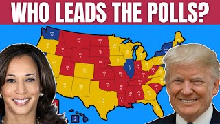 2024 Polling Map  Kamala Harris vs Donald Trump  Early September [upl. by Nailliw]