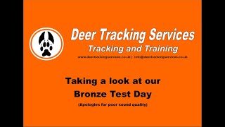 Deer Tracking Services  Bronze Test Day [upl. by Luo]