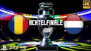 UEFA EURO 2024 ⚽️ Rumänien  Niederlande I Achtelfinale 🏆 Das Orakelspiel Deutsch 4K [upl. by Drof]